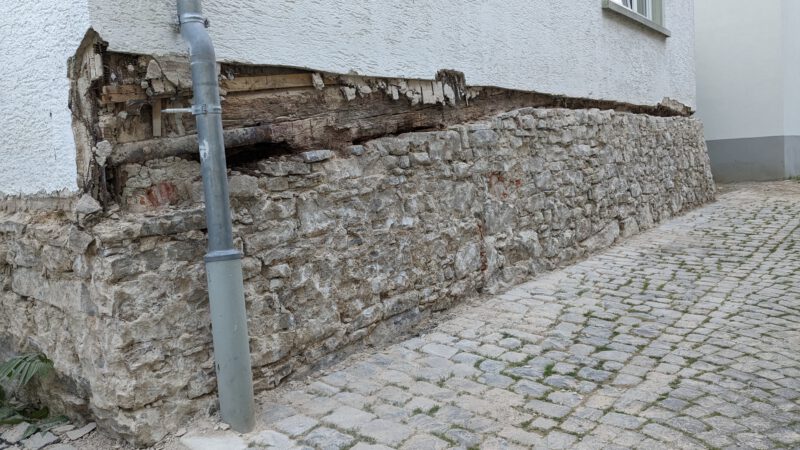 24. Woche bis 15.10 – Es geht voran – Abriss Außenwand