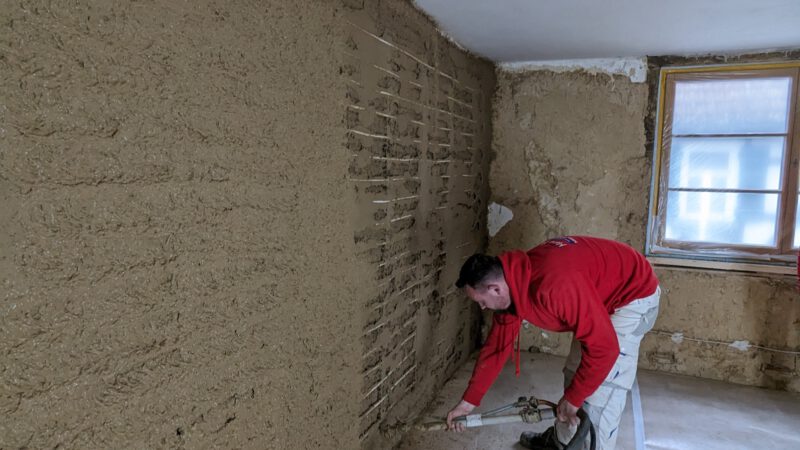 47. Woche bis 24.03 – Lehmputz startet