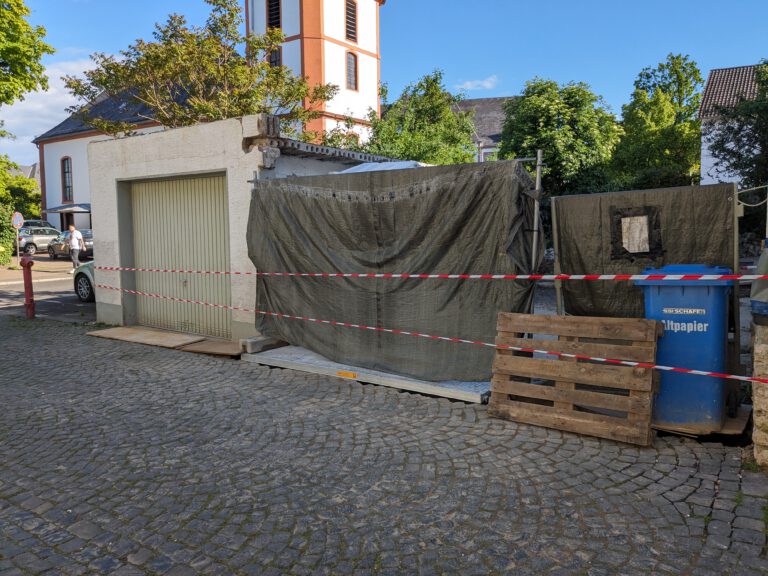 54. Woche bis 12.05 – Wir reißen die Straße auf -mal wieder…