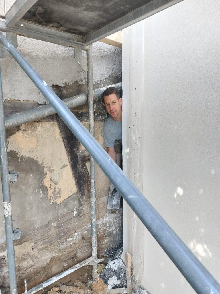 66. Woche bis 04.08 – Gerüst ist weg, Stefan im Gang gefangen